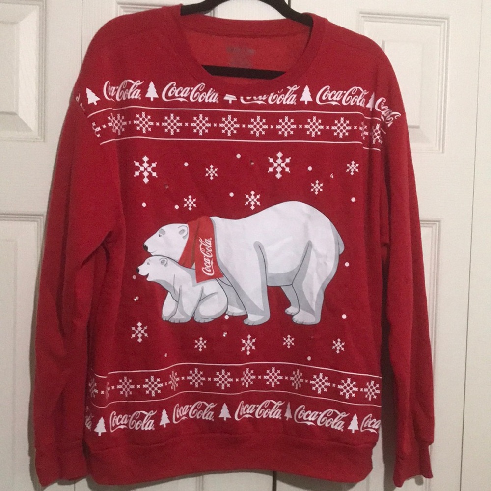 Coca-Cola/Coke Sweatshirt w/Lights ✨❤️